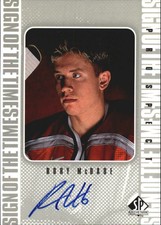 1998-99 SP Authentic Sign of the Times #RM Rory McDade 