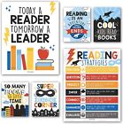 6 Superhero Reading Posters For Classroom Library Decorations For School -...