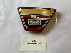 YAMAHA XS360 XS 1976-77 PANEL DE CUBIERTA LATERAL IZQUIERDO ROJO OEM 1L9-21711-00-U4 - Imagen 1 de 5