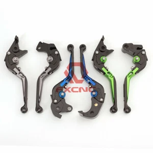 Motorcycle Foldable Extendable Clutch Brake Levers For GSXR600 GSXR750 2004-2005 - Picture 1 of 37