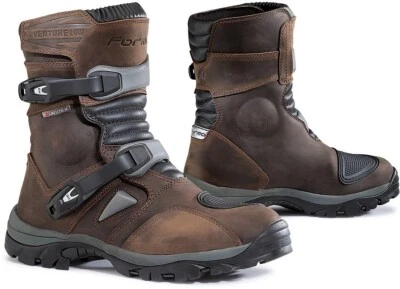 STIVALI BOOTS MOTO IMPERMEABILI FORMA ADVENTURE LOW DRY BROWN TG 42 - Immagine 1 di 4