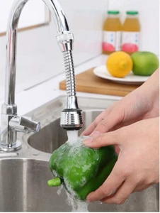 Flexible Faucet Extender 360° Bendable Sink Tap Spray Head Attachment Kitchen - Picture 1 of 7