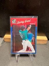 Harry Ford Carolina Blue Retro Holo Prospect Card 2023 Donruss #255 Mariners