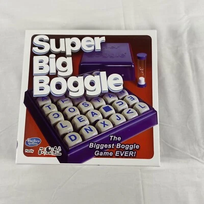 SUPER BIG BOGGLE Word Scramble Board Game by Winning Moves Hasbro Complete EUC - Image 1 of 4