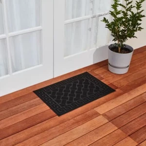 Non Slip Rubber Door Mat Heavy Duty Floor Mat Indoor Outdoor 60 x 40cm PIN Style - Picture 1 of 6