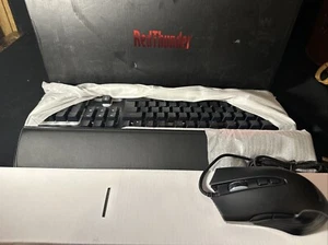 RedThunder K10 Wireless Gaming Tastatur und Maus Combo, LED Hintergrundbeleuchtung - Schwarz - Bild 1 von 5