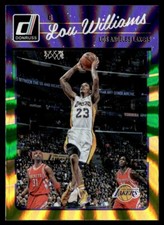 2016-17 Donruss Green and Yellow Holo Laser Lou Williams Los Angeles Lakers #66