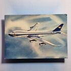 Commercial Aircraft Postcard 1971 B.O.A.C Airlines Boeing 747 Airliner