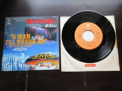 Boston A Man I'll Never Be Japan Promo Vinyl  7 inch Single 06 5P-14 Tom Scholz - Image 1 of 4
