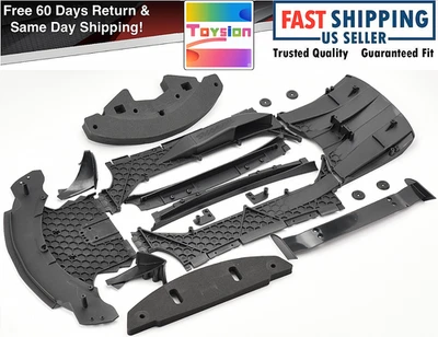 Fits Traxxas XO-1 LOWER PLASTIC SET bumper HIGH SPEED SPLITTER, Wing, Diffuser - Image 1 of 4