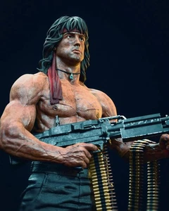 Rambo - Primera figura Blo escala 1/6 1/9 estatuilla coleccionable figura pintada a mano - Imagen 1 de 2