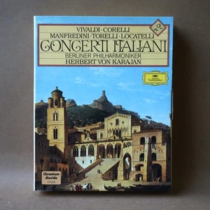 Karajan Vivaldi Corelli Locatelli Concerti Italiani DGG Box 2 x Chrome Cassette - Picture 1 of 3