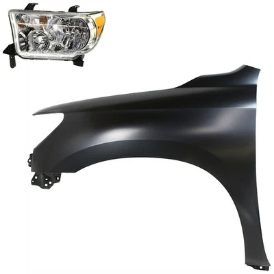 Headlight Kit Fits 2007-2013 Toyota Tundra 08-17 Sequoia Driver Side - Imagem 1 de 4