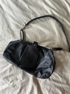 Dolce & Gabbana Vintage 1990s 2000s Leather Shoulder Handbag - Picture 1 of 10