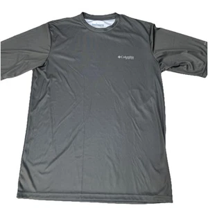 T-shirt Columbia PFG Terminal Tackle manica corta taglia S grigia pesca Omni Dr3 - Foto 1 di 6