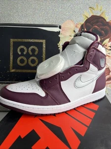 Nike Air Jordan 1 Men's Size 11.5 Bordeaux Retro High OG Sneakers 555088-611 - Picture 1 of 9