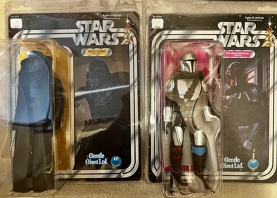 Star Wars GIGANTE SUAVE Jumbo Darth Vader (Concepto) + Mandalorian Por Kenner 12" Foto 1 de 4