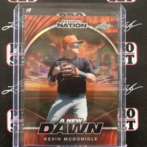 Kevin Mcgonigle 2025 Leaf Baseball Nation A NEW DAWN Lava Red 4/4 - Bild 1 von 2
