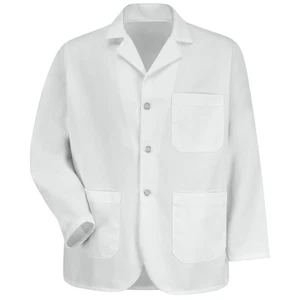 Red Kap Men's Long Sleeve Counter Coat - Picture 1 of 3