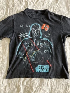 Vintage 1996 Star Wars Darth Vader T-Shirt Lucas Films Darth Maul Dark Side YOUTH L - Bild 1 von 6