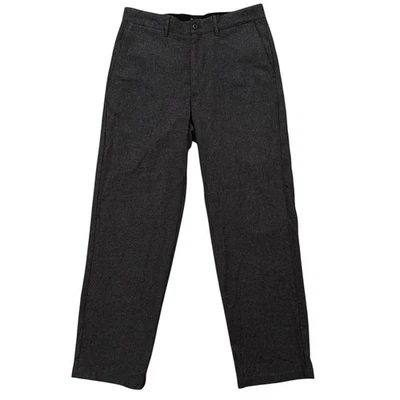 Pantalones de vestir J.Crew para hombre talla 30x30 clásicos calce relajado lana franela gris Foto 1 de 4