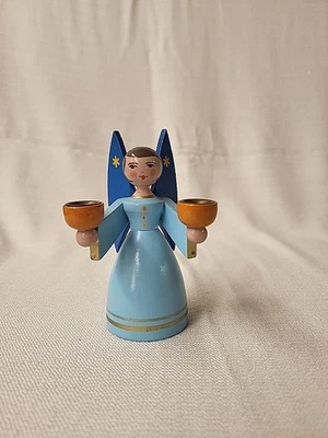 Engel, Leuchterengel, Weihnachtsengel, Deko Weihnachten Erzgebirge Expertic DDR  - Bild 1 von 4