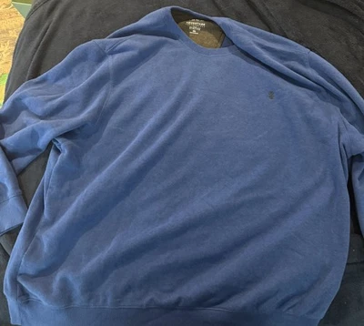 Sudadera para hombre IZOD Advantage Performance azul cuello redondo manga larga 3XL Foto 1 de 3
