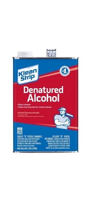 Combustible de alcohol desnaturalizado, líquido, alcohol, blanco agua, 1 galón, lata Foto 1 de 4