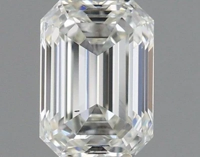 0.40 Ct GIA CERTIFIED Natural Loose Emerald 4x3 mm Size Diamond J/VS Clarity - Image 1 of 4