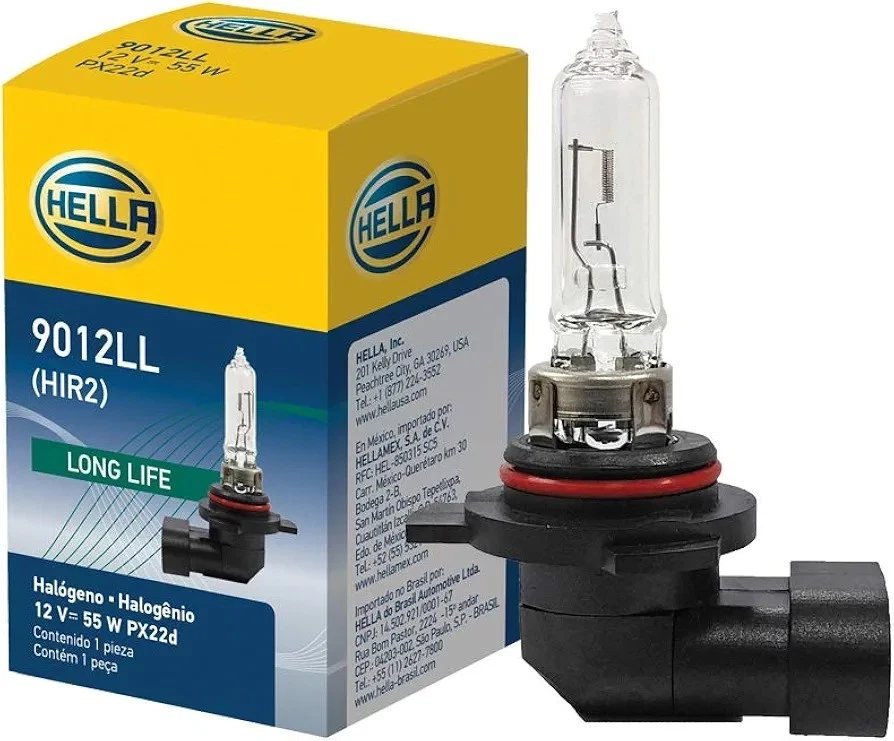 Lâmpada Hella 9012LL/HIR2, halogênio, para Chevy Hyundai Tucson Buick Regal Ford - Imagem 1 de 4