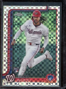 2025 Topps Chrome James Wood RC X-Fractor #132 - Bild 1 von 2