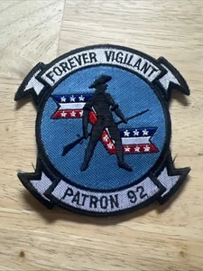 US Navy Marine Corps Aviation Squadron Patch Forever Vigilant PATRON 92 - Picture 1 of 6