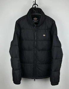 Dickies Men’s Insulated Jacket Black Size L Winter Full Zip Synthetic - Picture 1 of 9