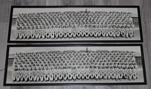 1940'S Panoramic Military Picture- U.S. Army 31 1/2” Long Camp Barkeley Texas - Imagen 1 de 8