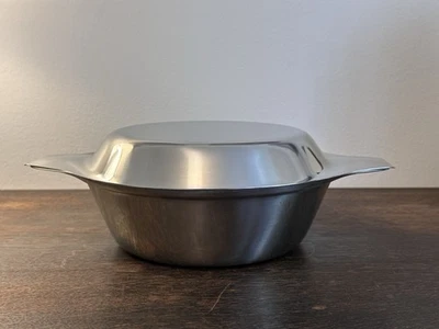 SF WMF große Gemüseschüssel Deckel  Cromargan Wilhelm Wagenfeld Edelstahl - Bild 1 von 4