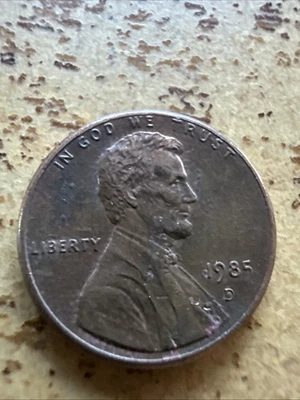 1985 D Lincoln Memorial Cent Penny Exact Coin Pictured Vintage USA Collectible - Image 1 of 2