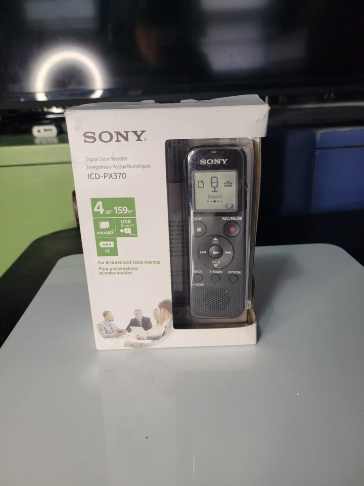 Sony PX Series ICD-PX370 4GB  Digital Voice Recorder OPEN BOX UNUSED 32GB - Image 1 of 4