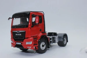 Wiking 077653 Red MAN TGS 18.510 4x4 BL 2-Axle Tractor 1:32 New OVP - Picture 1 of 13