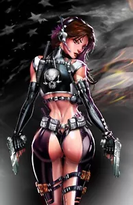 White Widow #8 PUNISHER Cvr F FOIL Jamie Tyndall - Foto 1 di 1