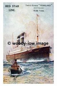 rp17554 - Red Star Liner - Pennland - print 6x4 - Picture 1 of 1