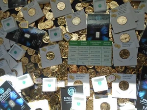 Partia nieruchomości Sprzedaż Monety amerykańskie ~ SREBRO ~ ZŁOTO, MONETY, SZMARAGDY - 10 SZT. LOT-INVEST NOW - Zdjęcie 1 z 7
