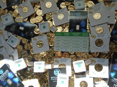 Lote de imóveis venda moedas dos EUA ~ PRATA ~ OURO, MOEDAS, ESMERALDAS - 10 PEÇAS. LOTE-INVISTA AGORA - Imagem 1 de 4
