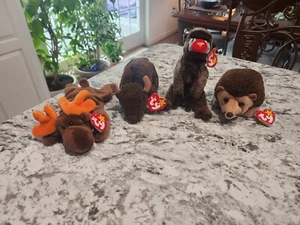 Lot of 4~ TY Original Beanie Babies~ See Description - Picture 1 of 10