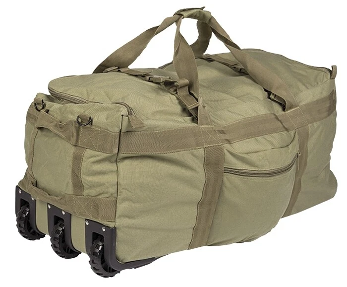 Travel Reise Kampftrage Seesack Reisetasche Outdoor Duffle Bag Trolley COYOTE - Bild 1 von 4