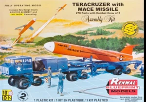 REVELL / RENWAL 1/32 US ARMY TERACRUSER W/ MACE MISSILE MODEL KIT # 85-7812 F/S - Picture 1 of 4