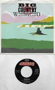 BIG COUNTRY  Wonderland / Lost Patrol  45 with PicSleeve - Picture 1 of 1