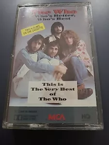 Who's Better, Who's Best by The Who Cassette Tape MCA - Picture 1 of 2