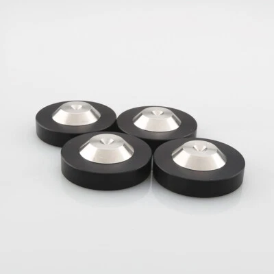 4 Pcs HiFi Audio Speaker Amp Turntable Isolation Feet Floor Protector Base Pad - Image 1 of 4