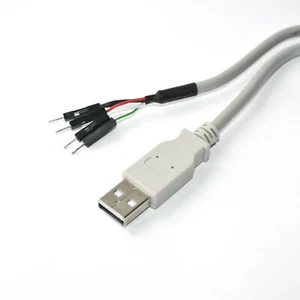 Câble Adaptateur USB 2.0 0,4m Type A Mâle Connecteur Poteau 4 Broches PC Interne 4Pôles - Photo 1/1