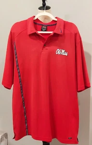 Ole Miss Herren Poloshirt rot Nike DriFit XL - Bild 1 von 12